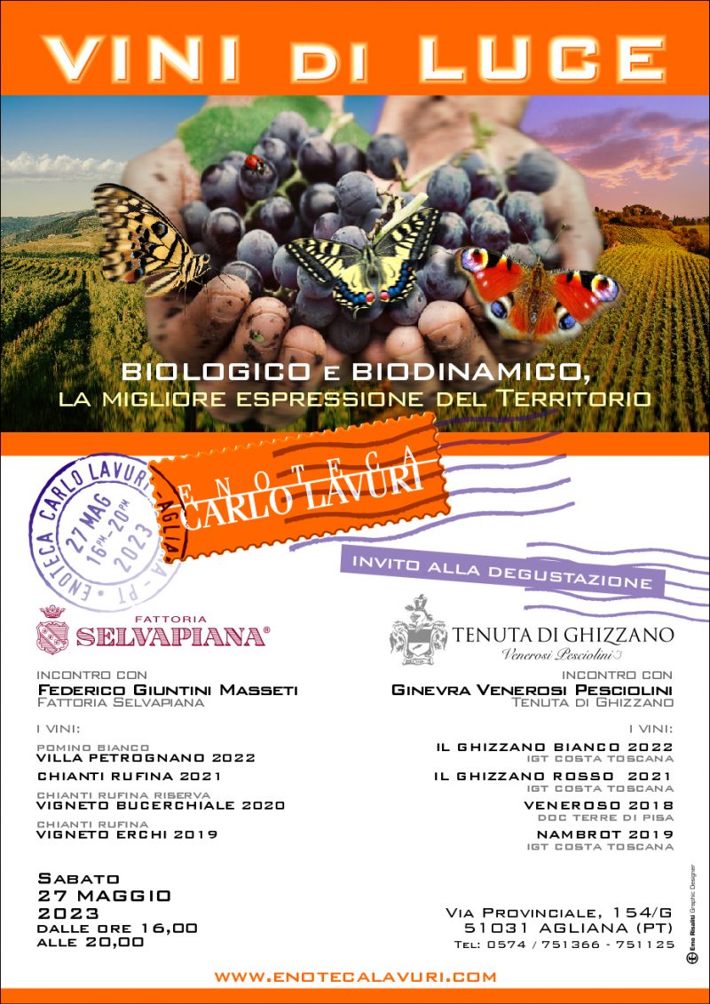 Locandina Vini di Luce